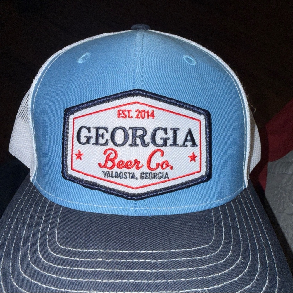 Georgia Beer Co. Blue and White Trucker Hat